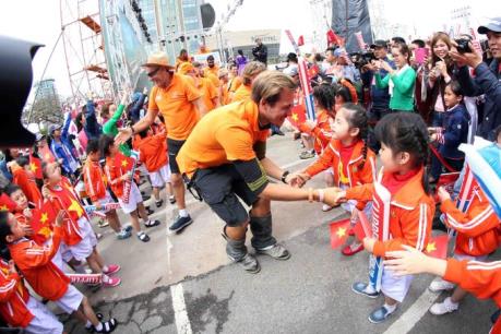 Đà Nẵng: Đoàn đua thuyền buồm thế giới xuất phát chặng đua thứ 8