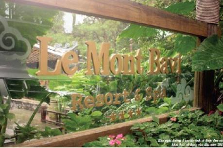 Đình chỉ việc xây dựng resort không phép trong Vườn Quốc gia Ba Vì