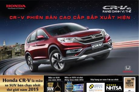 Honda CR-V phiên bản 2.4 cao cấp sắp ra mắt thị trường
