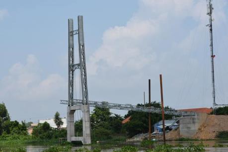 Long An khắc phục sự cố cầu dây văng Mộc Hóa