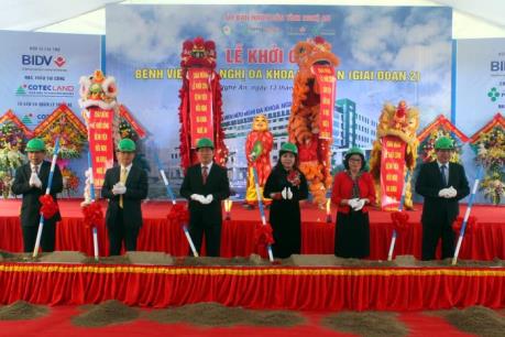 Đầu tư 1.300 tỷ đồng xây dựng bệnh viện hiện đại nhất tỉnh Nghệ An