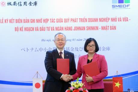 Quỹ Phát triển doanh nghiệp nhỏ và vừa hợp tác với ngân hàng của Nhật Bản