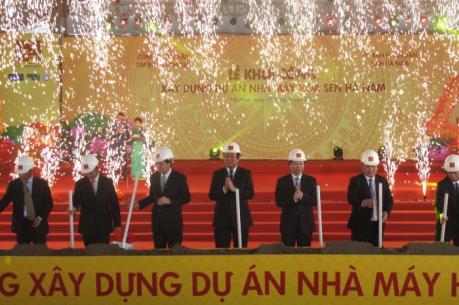 Khởi công xây dựng Nhà máy Hoa Sen Hà Nam