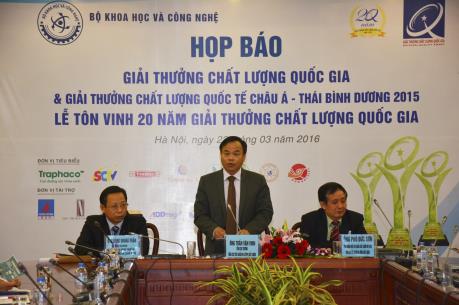 Sửa Nghị định 132 để doanh nghiệp dễ tiếp cận với Giải thưởng Chất lượng Quốc Gia