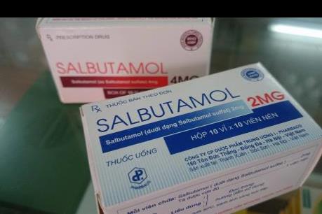 Chỉ cho phép 2 công ty nhập khẩu Salbutamol để sản xuất thuốc