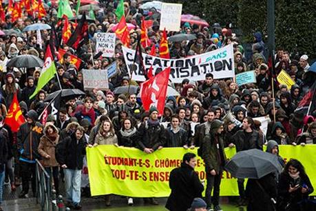 Đình công và biểu tình quy mô lớn tại Pháp