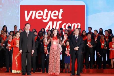 Vietjet Air nhận danh hiệu “Hãng hàng không được yêu thích nhất”