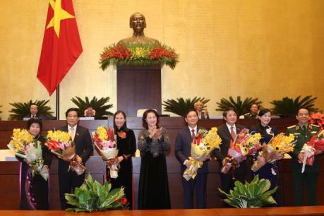 Kỳ họp thứ 11, Quốc hội khóa XIII: Công bố kết quả bầu các phó chủ tịch Quốc hội