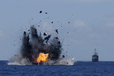 Indonesia đánh chìm 23 tàu cá nước ngoài