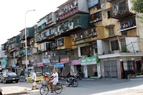 Các khu tập thể cũ được xây cao 21 - 24 tầng