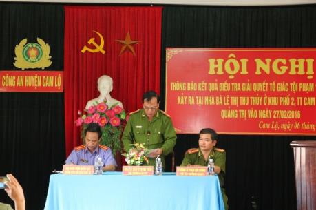 Thực hư vụ cướp vàng tại khu phố 2 thị trấn Cam Lộ, Quảng Trị