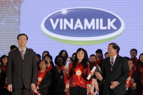 Vinamilk được bình chọn Thương hiệu mạnh của Việt Nam năm 2015