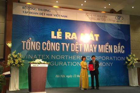 Vinatex ra mắt Tổng công ty dệt may Miền Bắc