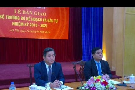 Lễ bàn giao Bộ trưởng Bộ kế hoạch và Đầu tư nhiệm kỳ 2016-2020