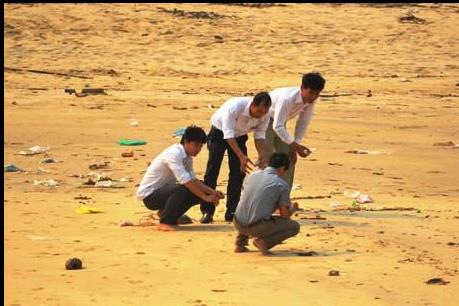 Kiểm tra, lấy mẫu để xác định nguyên nhân cá chết bất thường ở vùng biển Quảng Bình