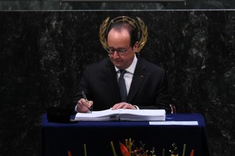 175 nước ký kết Hiệp định Paris về biến đổi khí hậu