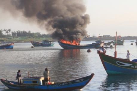 Nổ bình gas trên tàu cá, 2 ngư dân tử vong