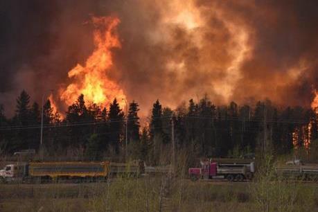 Cháy rừng tại Canada: Đoàn xe sơ tán bị mắc kẹt trong đám cháy