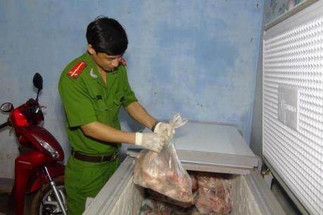 Tiêu hủy hơn 1 tấn thịt bẩn