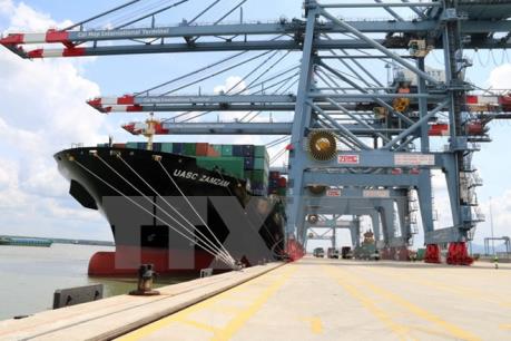 Khai trương tuyến vận tải hàng container qua cảng Vũng Áng