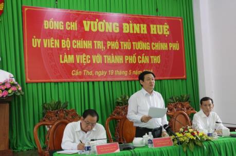 Phó Thủ tướng Vương Đình Huệ: Cần Thơ phải đi đầu trong công tác khởi nghiệp