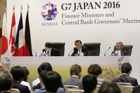 G7 nhất trí hợp tác để đối với các nguy cơ đối với kinh tế toàn cầu