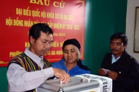 Ngày hội bầu cử của đồng bào các dân tộc Tây Nguyên