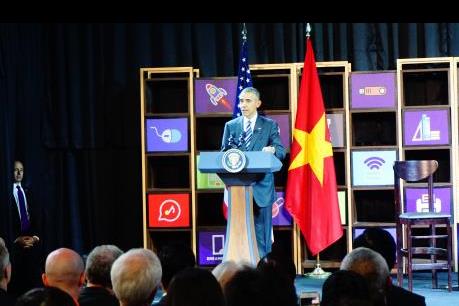  Tổng thống Obama tham quan và gặp gỡ giới Start-Up 