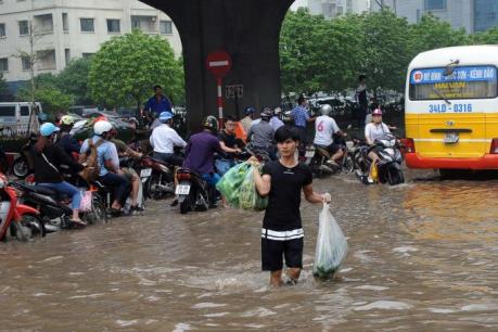 Hà Nội đề phòng ngập nặng khi tiếp tục mưa lớn