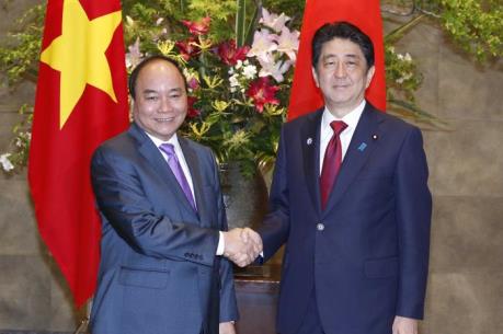 Thủ tướng Nguyễn Xuân Phúc hội đàm với Thủ tướng Nhật Bản Shinzo Abe