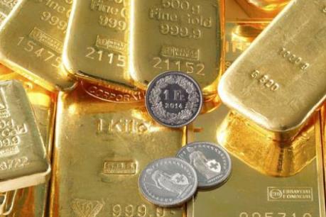 Anh vượt Trung Quốc về nhập khẩu vàng từ Thụy Sĩ