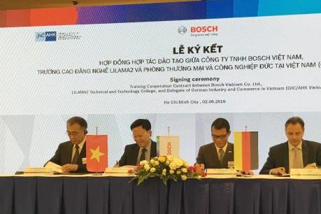 Tập đoàn Bosch đầu tư hơn 1 triệu USD cho đào tạo dạy nghề tại Việt Nam
