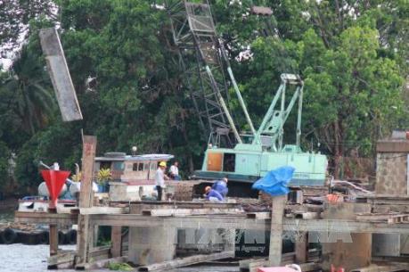 Trước 30/6, sẽ thông tàu tuyến đường sắt Bắc–Nam qua cầu Ghềnh