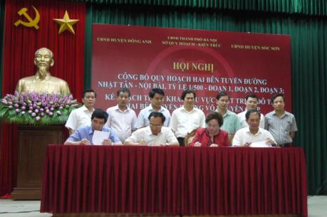 Hà Nội lập quy hoạch tỷ lệ 1/500 hai bên tuyến đường Nhật Tân - Nội Bài