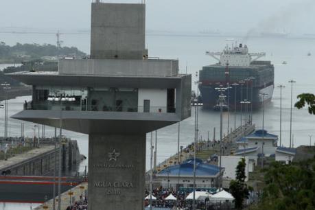 Kênh đào Panama đón thế hệ tàu siêu tải trọng