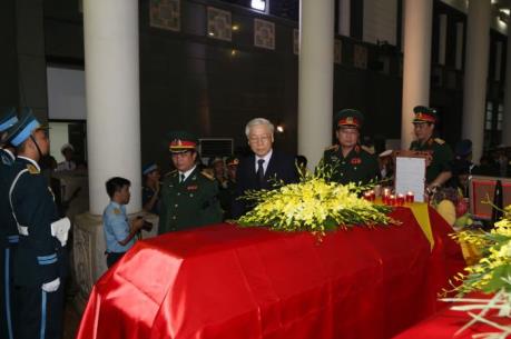 Lễ viếng và truy điệu các thành viên phi hành đoàn máy bay CASA 212