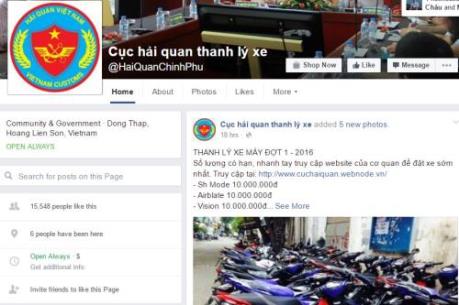 Tổng cục Hải Quan cảnh báo website giả mạo bán thanh lý xe nhập lậu