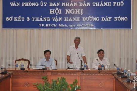 TP. Hồ Chí Minh sẽ có quy chế xử lý thông tin từ đường dây nóng