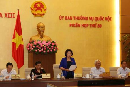 Chương trình nghị sự phiên họp thứ 50 của Ủy ban Thường vụ Quốc hội khóa XIII