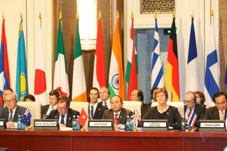 Thủ tướng Nguyễn Xuân Phúc tiếp xúc song phương bên lề Hội nghị Cấp cao ASEM 11