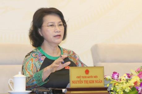 Chủ tịch Quốc hội Nguyễn Thị Kim Ngân thông tin về hoạt động của Quốc hội khóa XIV
