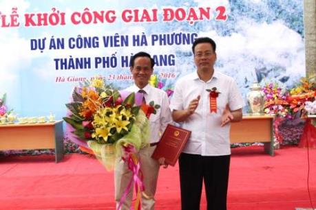 Hà Giang khởi công Dự án công viên Hà Phương - giai đoạn II