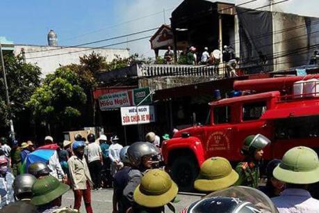 Cháy cửa hàng vàng mã tại Hải Phòng làm 2 cháu nhỏ thiệt mạng