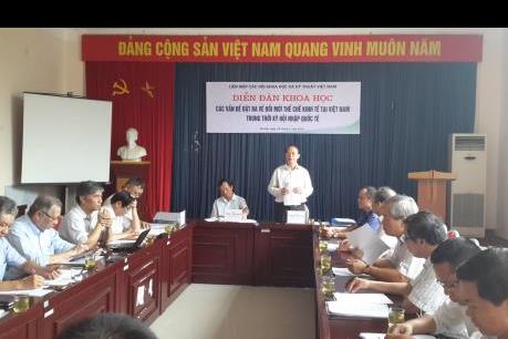 Tìm giải pháp đổi mới thể chế kinh tế trong thời kỳ hội nhập