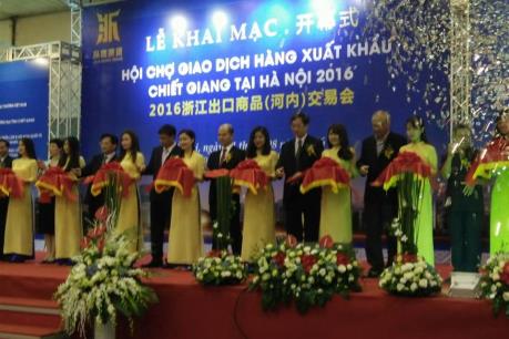Khai mạc Hội chợ Chiết Giang 2016