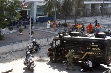 OLYMPIC 2016: Nổ lớn gần đường đua xe đạp