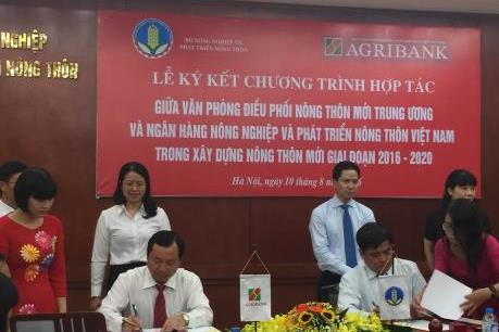 Agribank cam kết chung tay xây dựng nông thôn mới