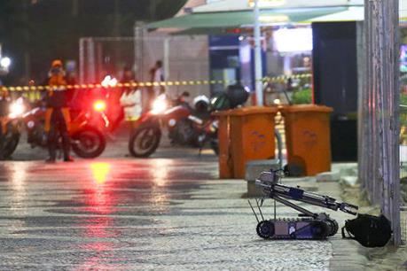 OLYMPIC 2016: Lại phát hiện ba lô nghi chứa bom