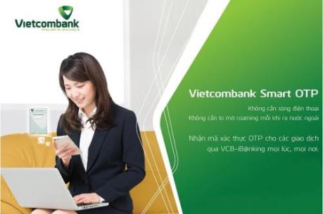 Vietcombank thay đổi dịch vụ Smart OTP