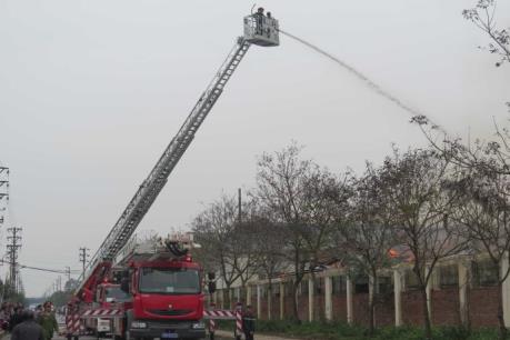 Cháy lớn tại Công ty TNHH BuJeon, Bắc Ninh